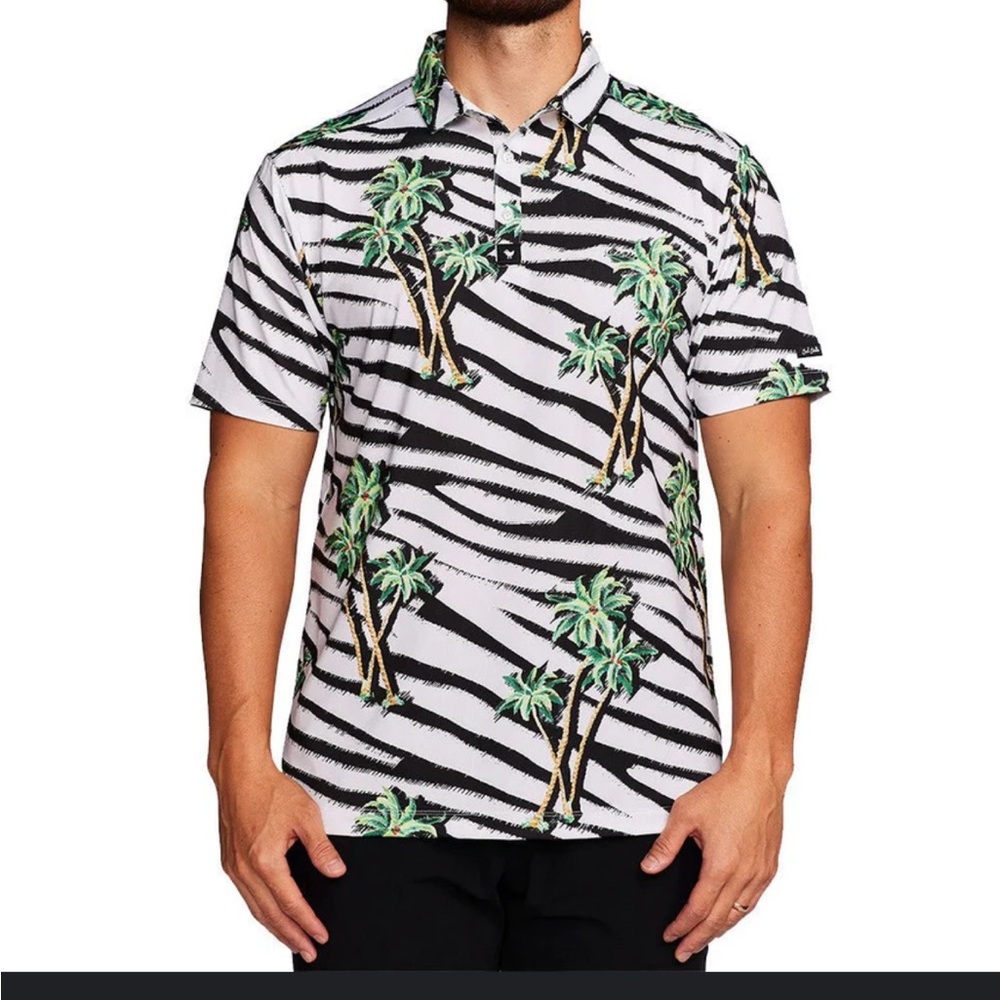 Bad Birdie Summer Safari Polo size Large